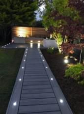 outdoor lighting installation